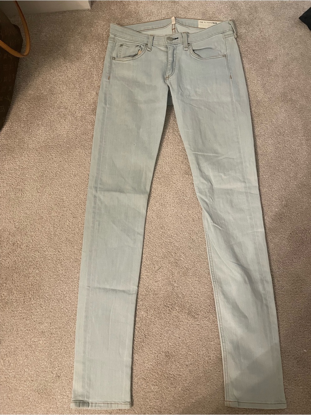 rag & bone/JEAN Skinny Jeans Size 28 | White Water Wash | NWOT | Made in USA